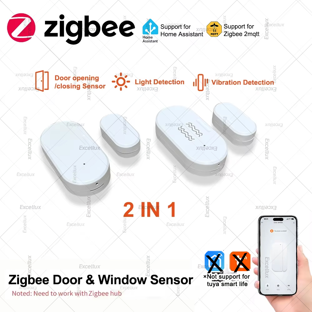 Home Security With Alarm - Zigbee 3.0 czujnik okna drzwi z