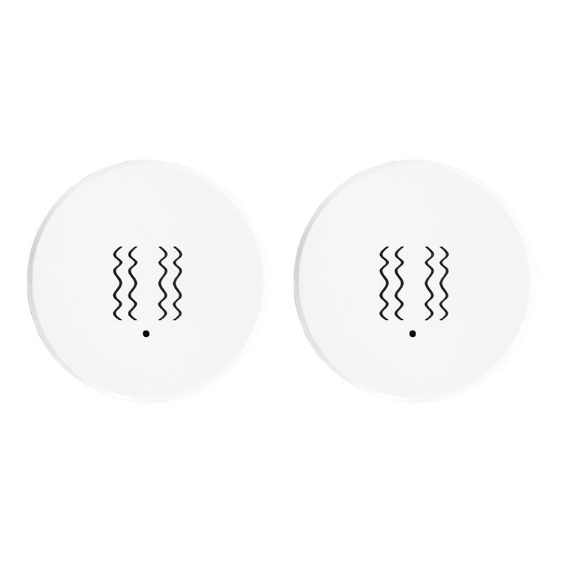 Home Security With Alarm - [NOWY A09R!】 Inteligentny czujnik wibracji Tuya