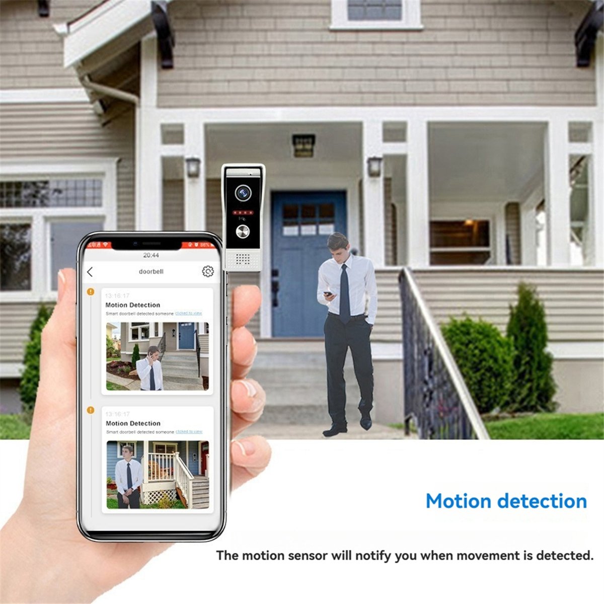 Home Security Uk - Doyme TUYA Wifi Wideodomofon z 10-calowym