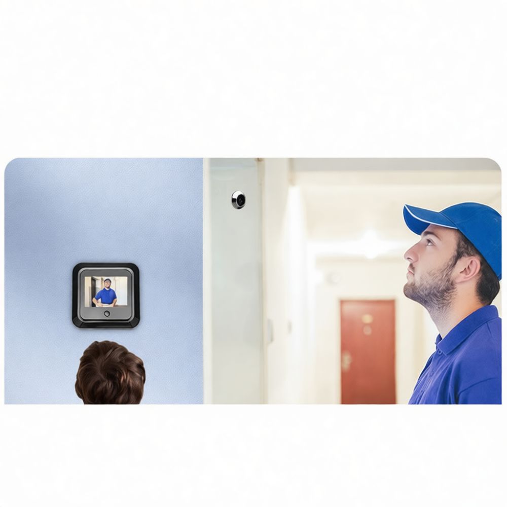 Home Security Video Recording Systems - Inteligentna kamera do dzwonka z wyświetlaczem
