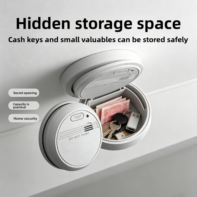 Home Security Tips - Realistyczny symulowany czujnik dymu z ukrytym