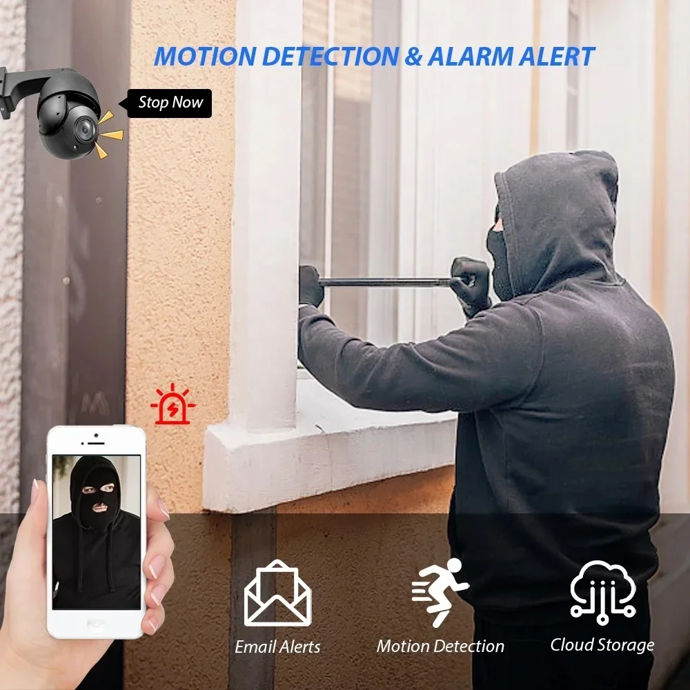 Kamera BOAVISION 4K PTZ Dome 8 – Ip Camera Outdoor 4K recenzja i cena