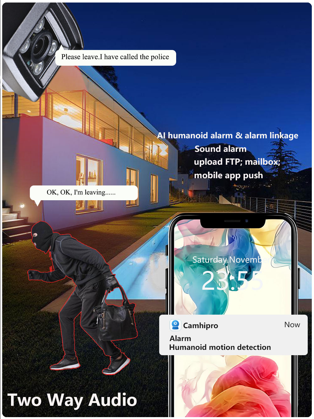 Zewnętrzna kamera IP do monito – Ip Camera Outdoor 4K recenzja i cena