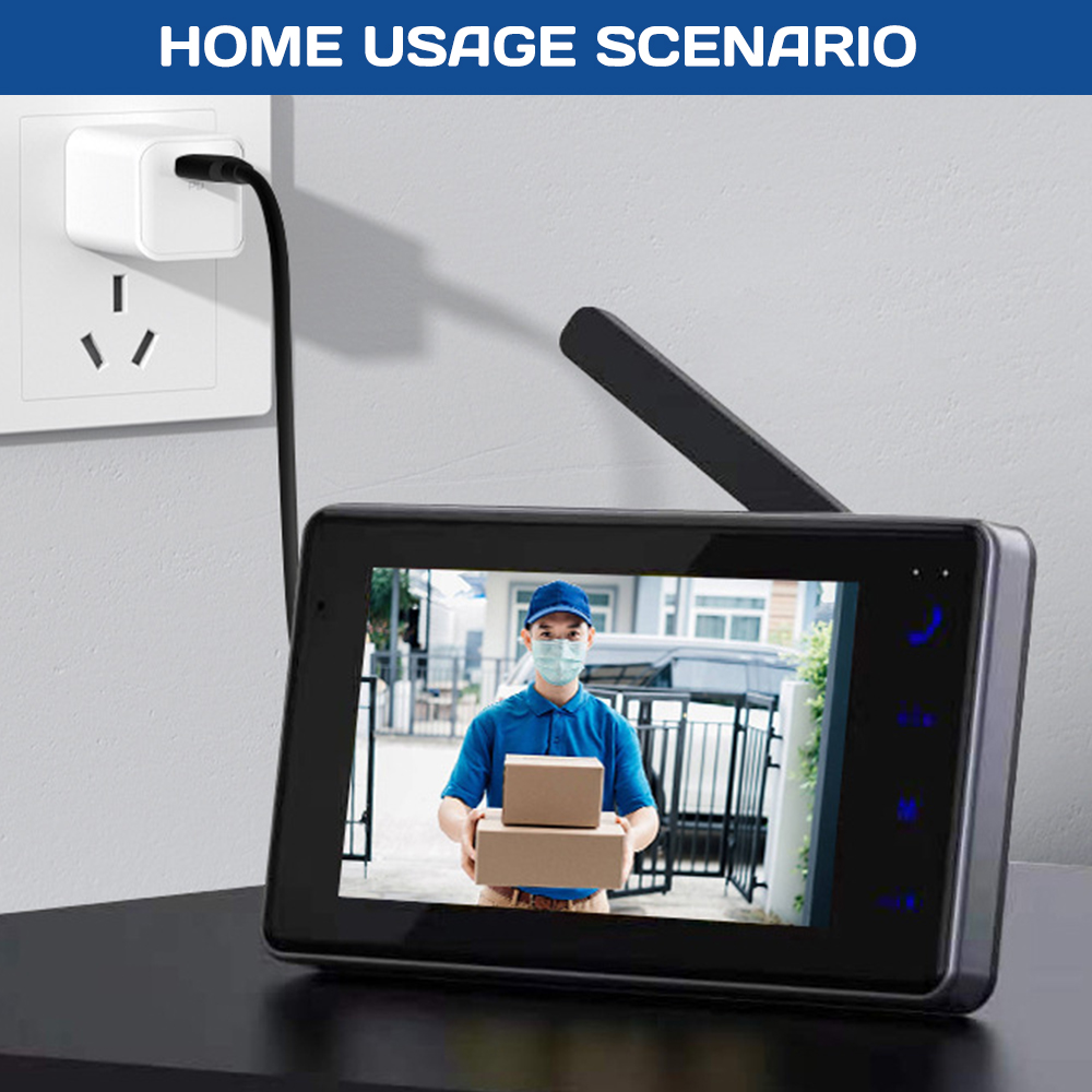 Bezprzewodowy wizjer wideo z e – Home Security Tech recenzja i cena