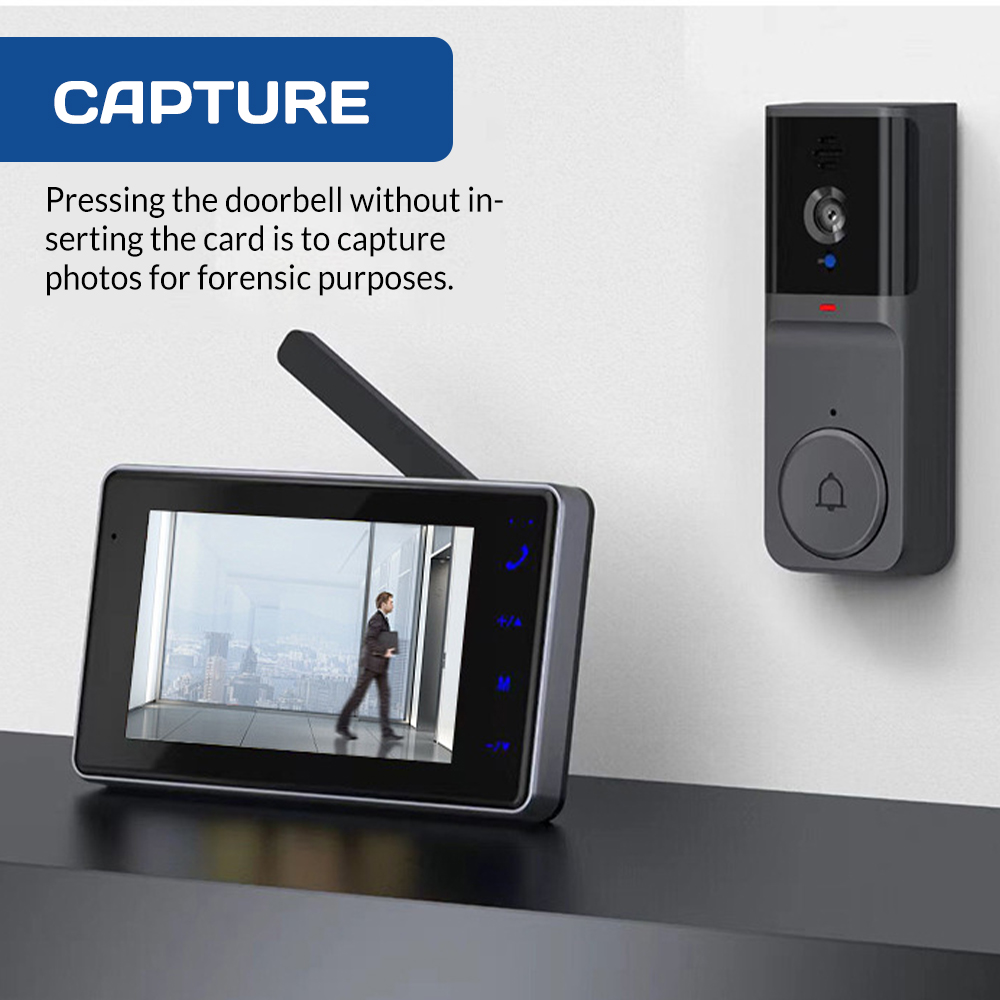 Bezprzewodowy wizjer wideo z e – Home Security Tech recenzja i cena