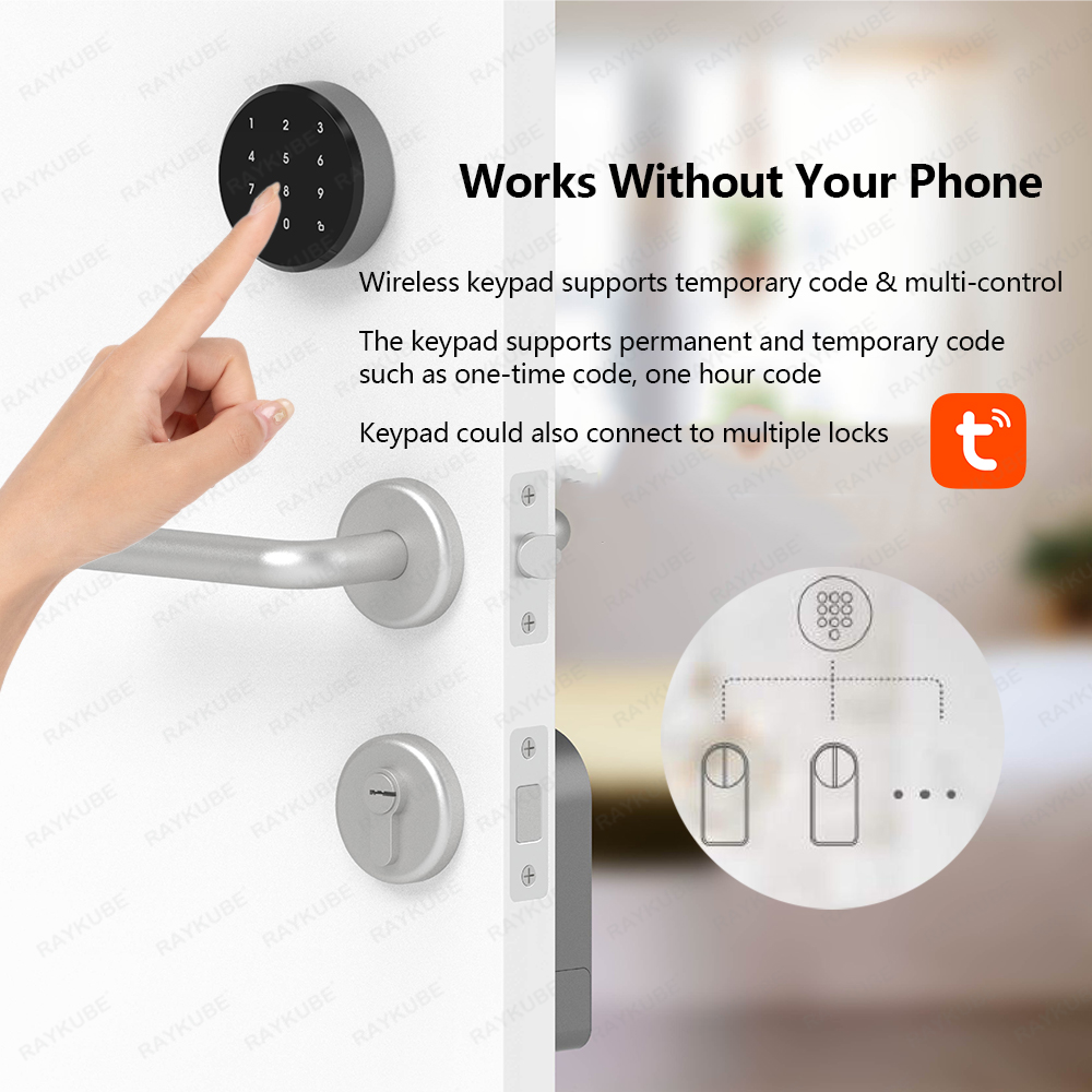 RAYKUBE A1 Pro Tuya BEL inteli – Home Security Door Lock recenzja i cena
