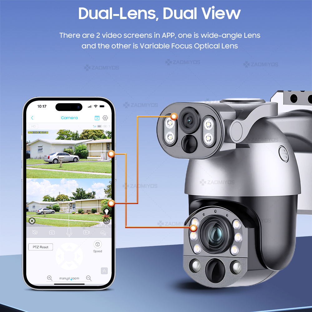 Kamera słoneczna 4K 50X ZOOM 1 – Ip Camera Outdoor 4K recenzja i cena