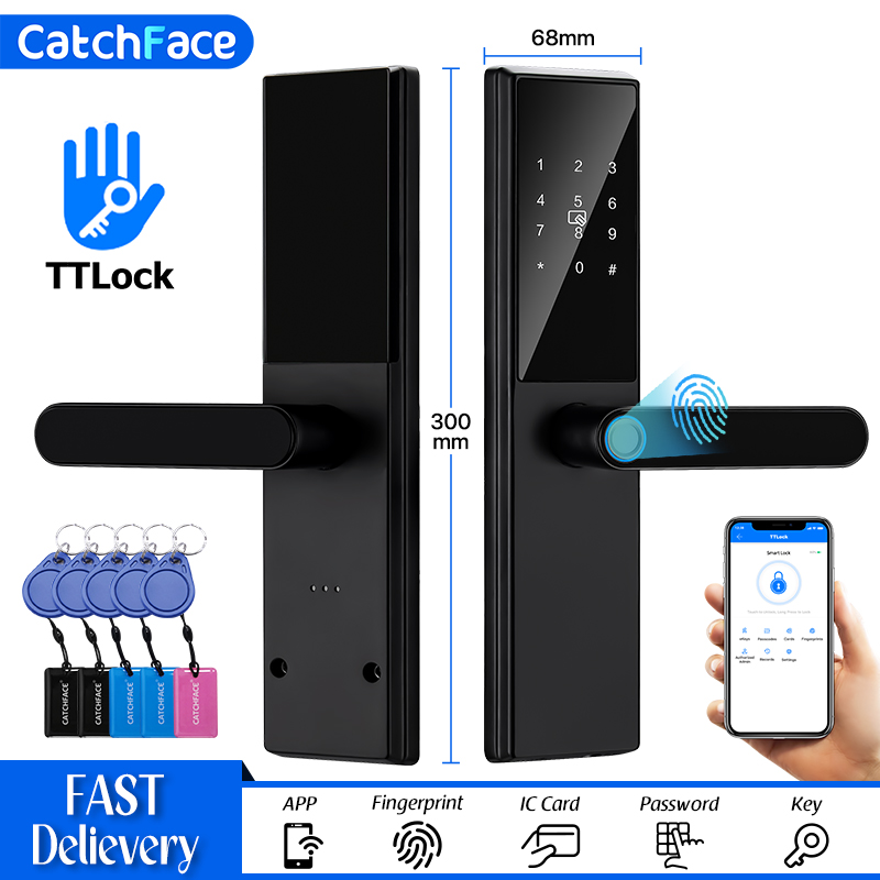 Zamek do drzwi z czytnikiem li – Home Security Door Lock recenzja i cena