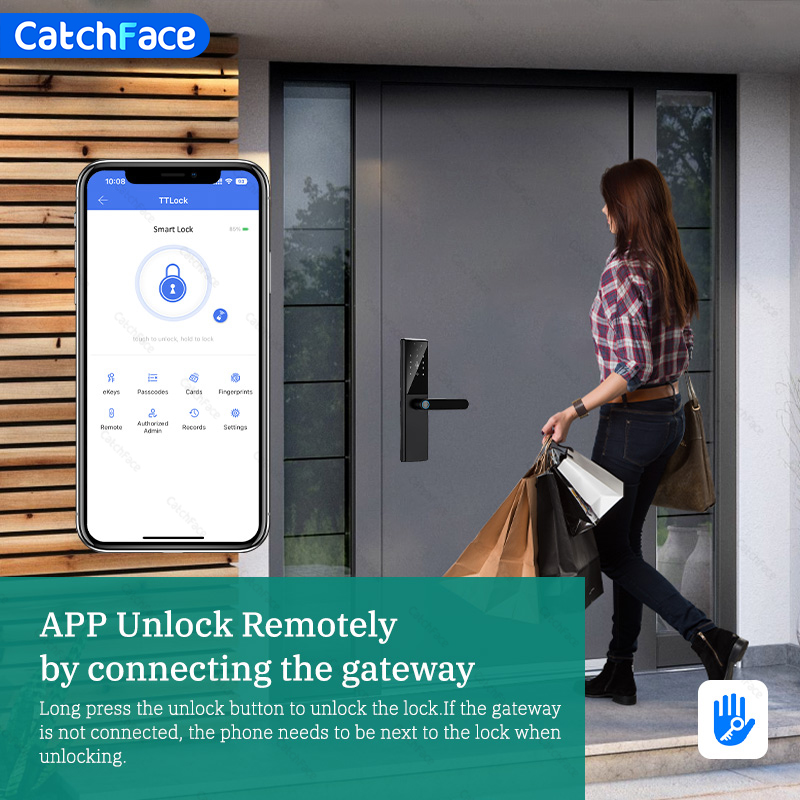 Zamek do drzwi z czytnikiem li – Home Security Door Lock recenzja i cena