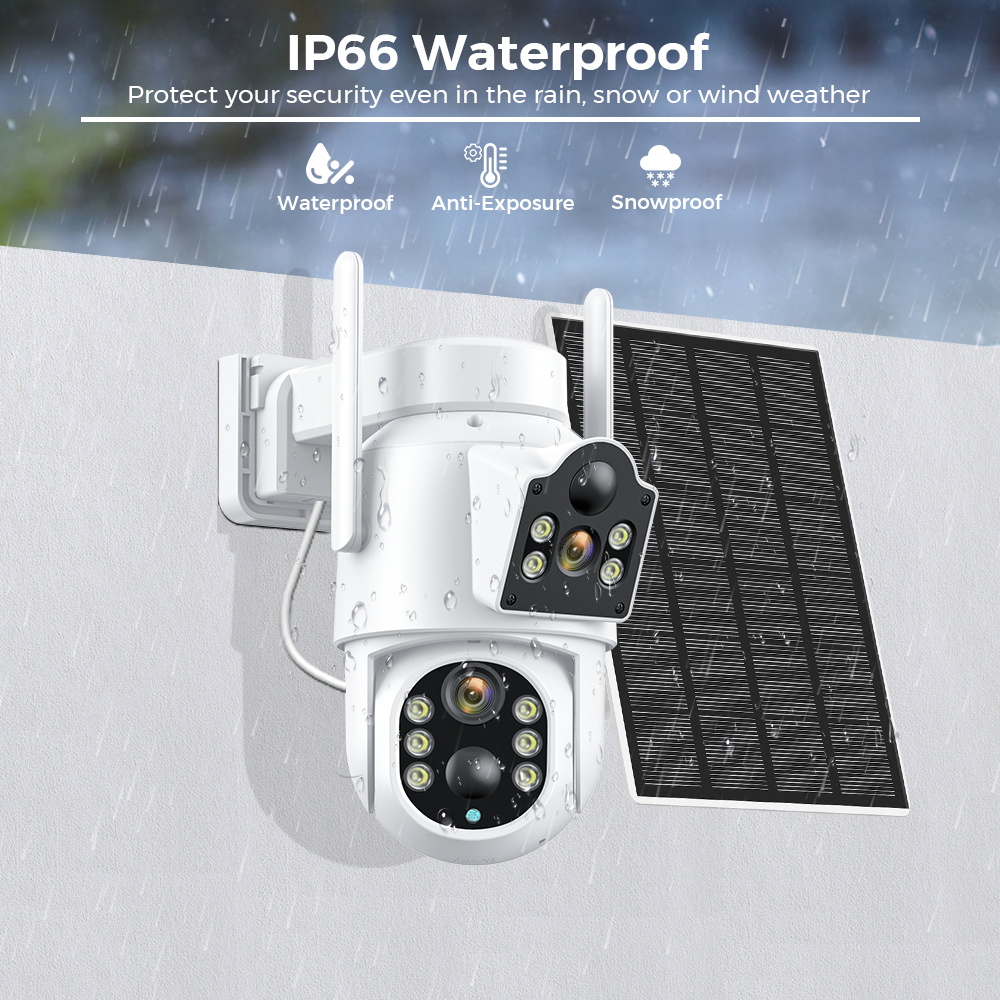 Kamera słoneczna 4K 8MP wbudow – Ip Camera Outdoor 4K recenzja i cena