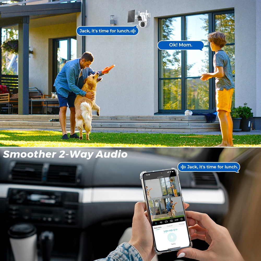 Kamera słoneczna 4K 8MP wbudow – Ip Camera Outdoor 4K recenzja i cena