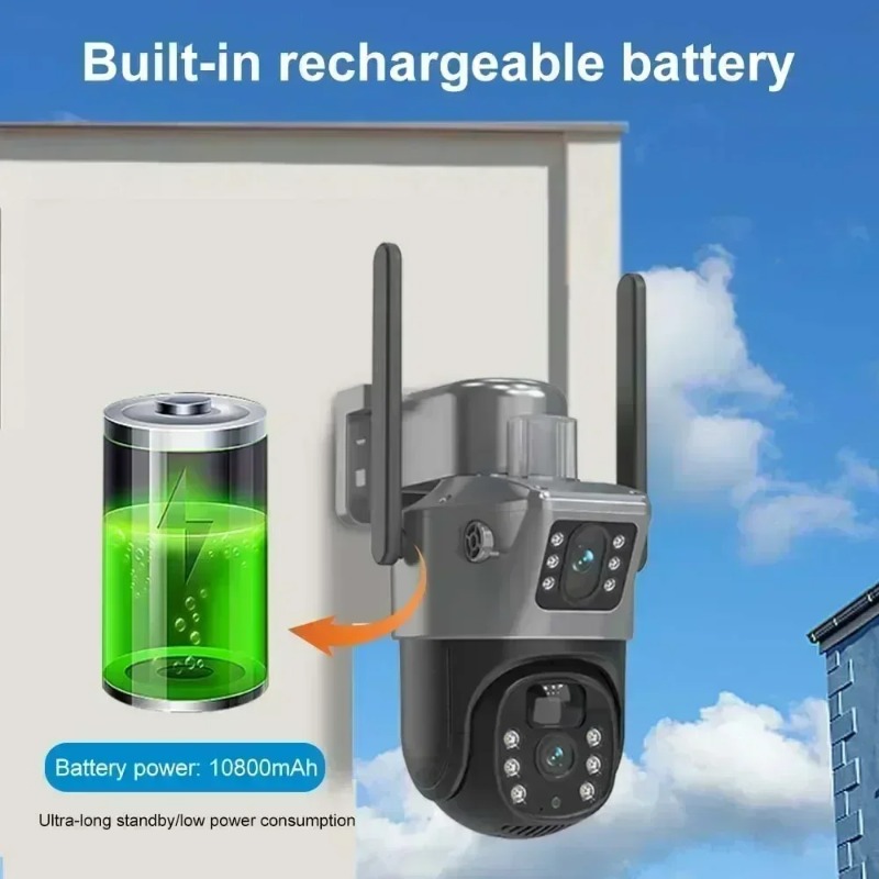 Kamera IP zasilana energią sło – Ip Camera Outdoor 4K recenzja i cena