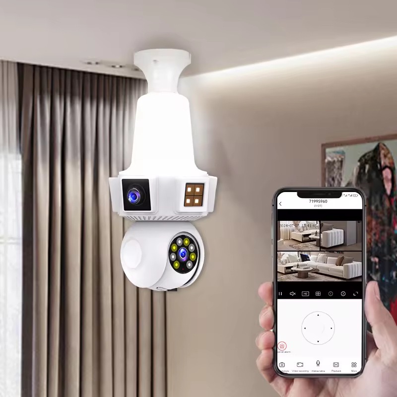 Kamera IP Dome PTZ Bezprzewodo – Home Security Flood Lights recenzja i cena
