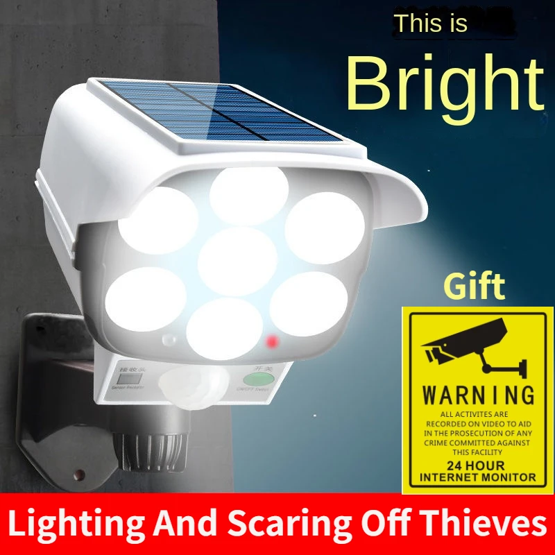 Zewnętrzna lampa słoneczna z c – Home Security Flood Lights recenzja i cena