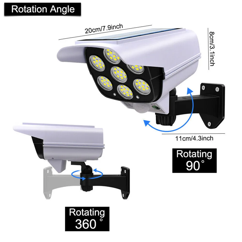 Zewnętrzna lampa słoneczna z c – Home Security Flood Lights recenzja i cena