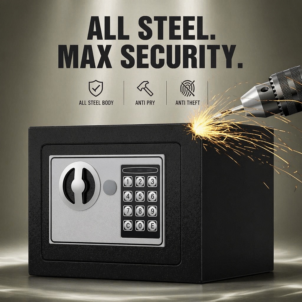 Całkowicie stalowa, elektronic – Home Security Tips recenzja i cena