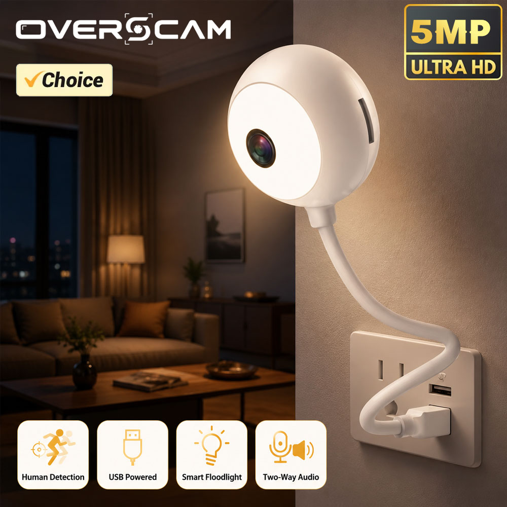 Miniaturowa kamera IP 5MP WiFi – Home Security Flood Lights recenzja i cena