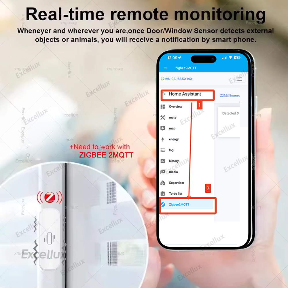 Inteligentny czujnik wibracji  – Home Security With Alarm recenzja i cena