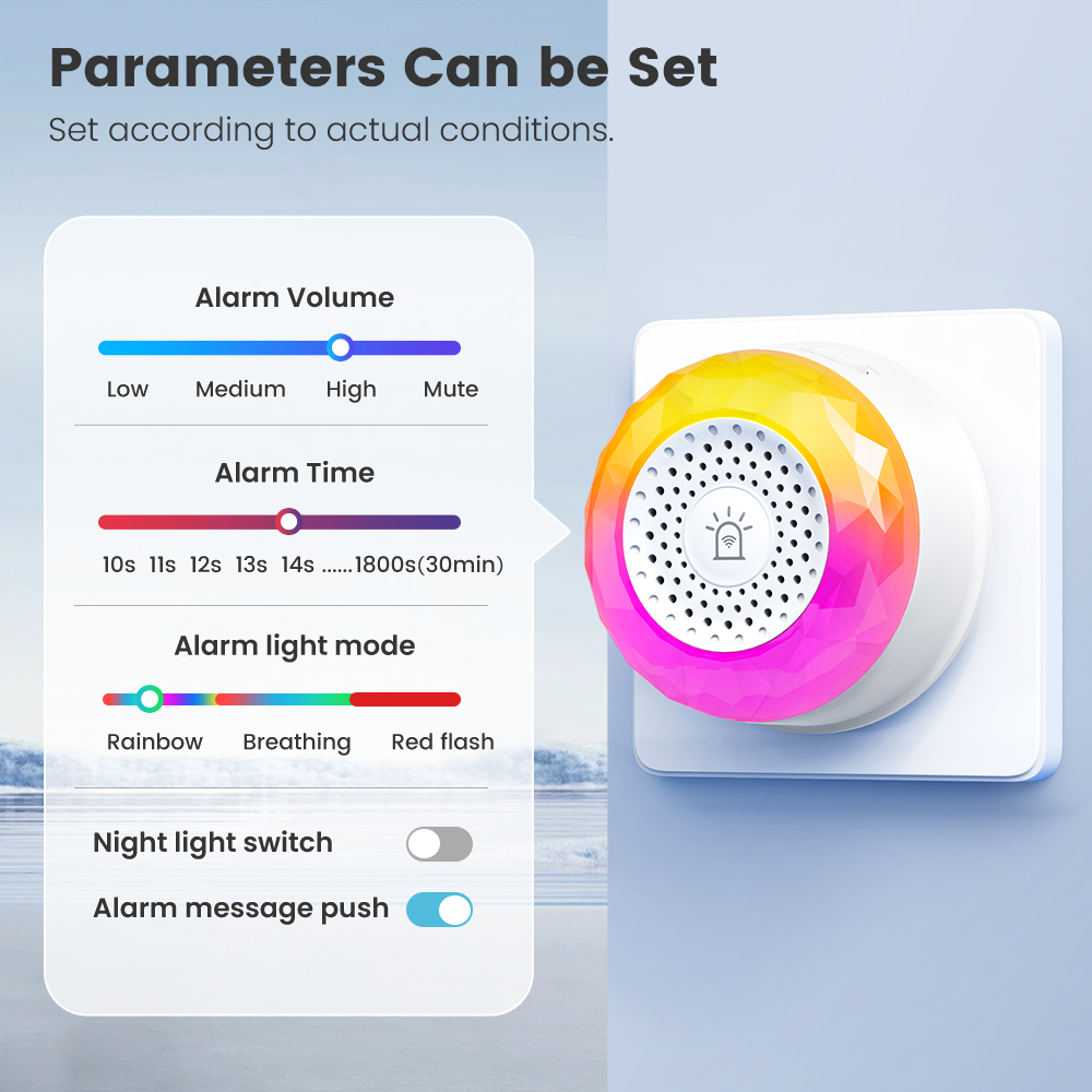 Inteligentna syrena Tuya Wifi  – Home Security Uk recenzja i cena