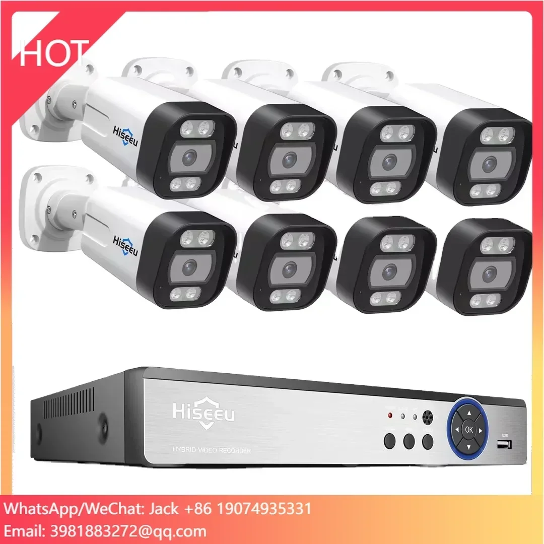 Hiseeu 4K 8-kanałowy 8MP Zewnę – Ip Camera Outdoor 4K recenzja i cena