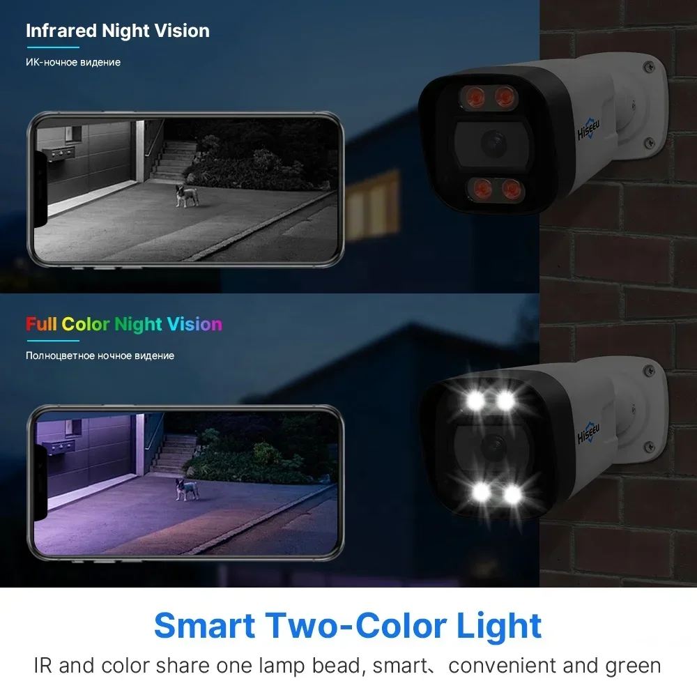 Hiseeu 4K 8-kanałowy 8MP Zewnę – Ip Camera Outdoor 4K recenzja i cena