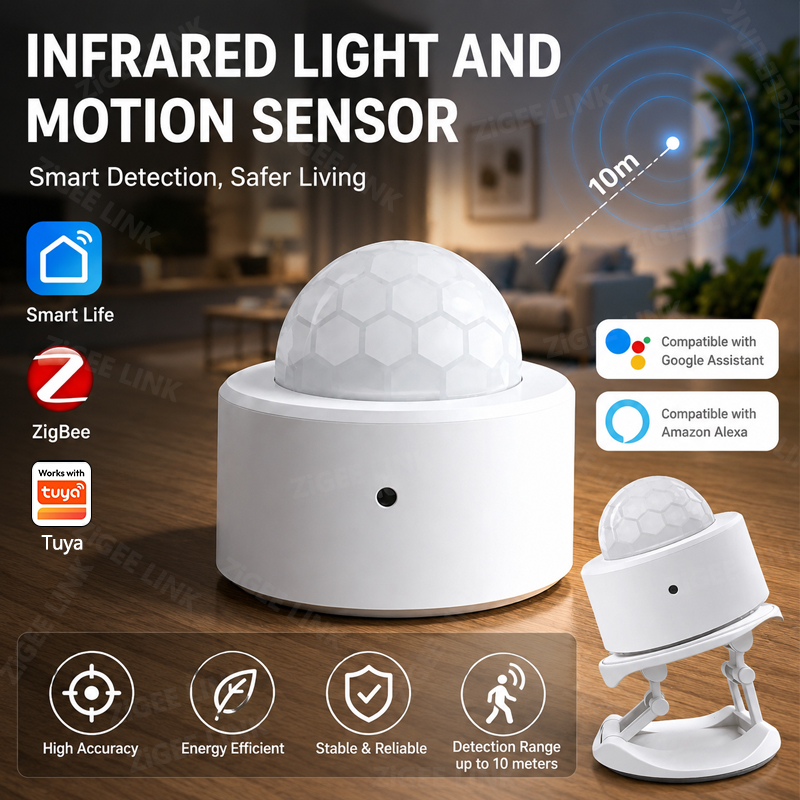 Czujnik ruchu PIR ZigBee 3.0,  – Home Security With Alarm recenzja i cena