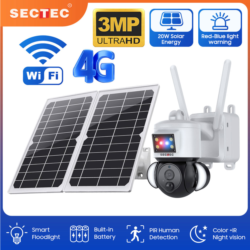 SECTEC 20W bateria słoneczna c – Home Security Flood Lights recenzja i cena