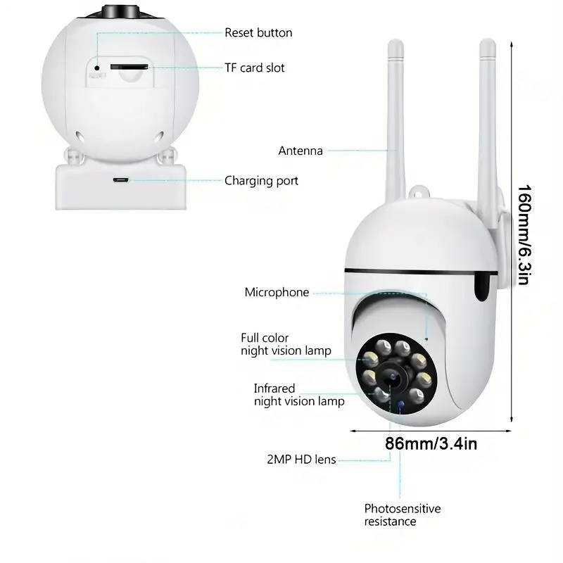 Kamera Wi-Fi 4K HD Mini Kamera – Home Security Premium Eset recenzja i cena