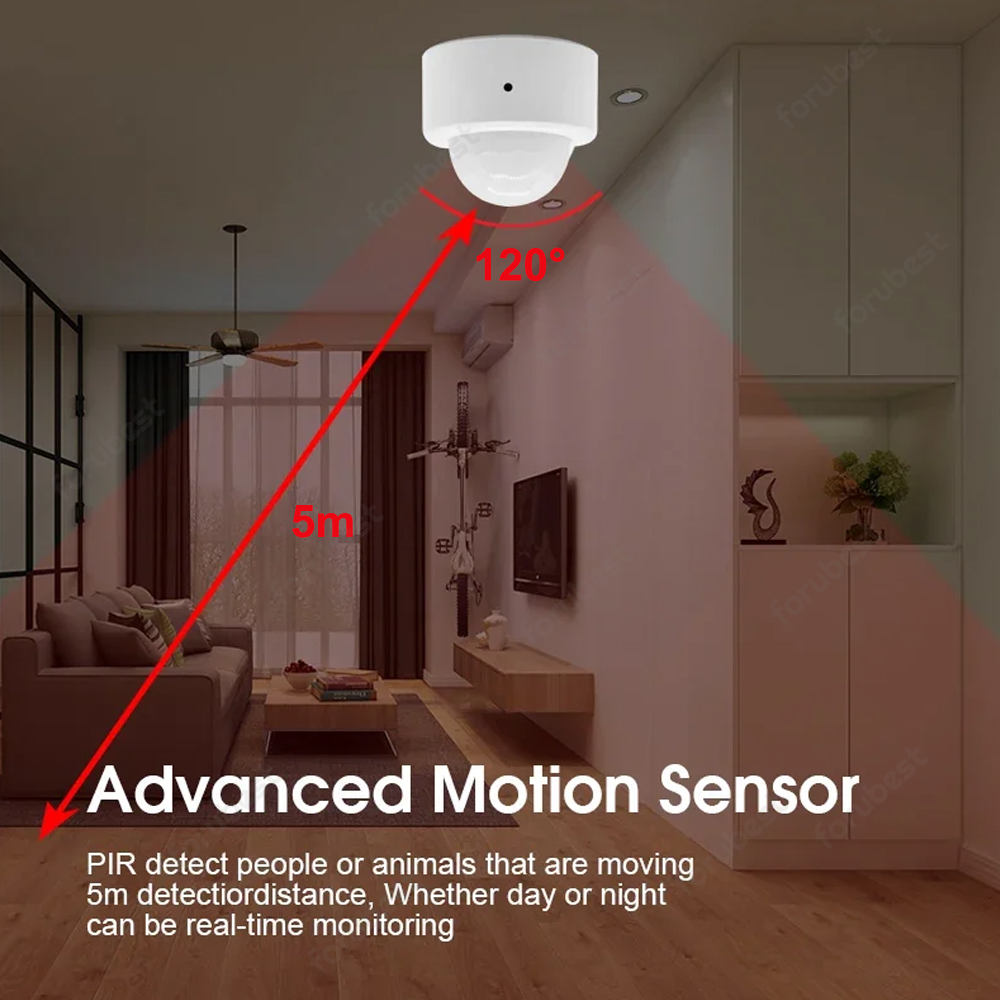 Zigbee 3.0 Czujnik ruchu człow – Home Security With Alarm recenzja i cena