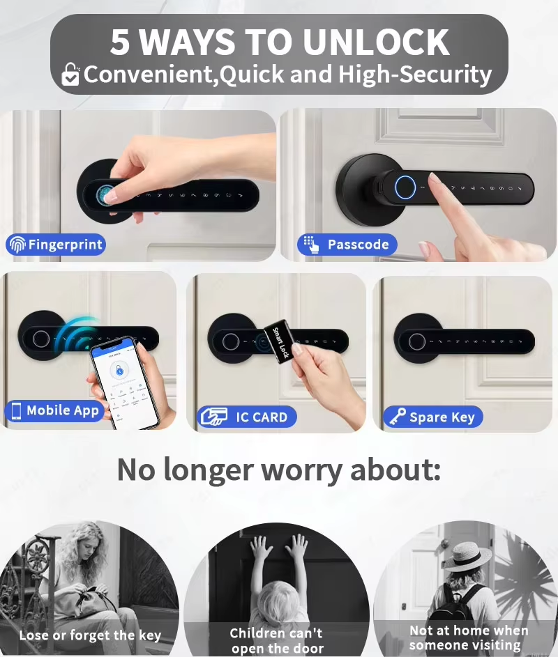 Inteligentny cyfrowy zamek do  – Home Security Tips recenzja i cena