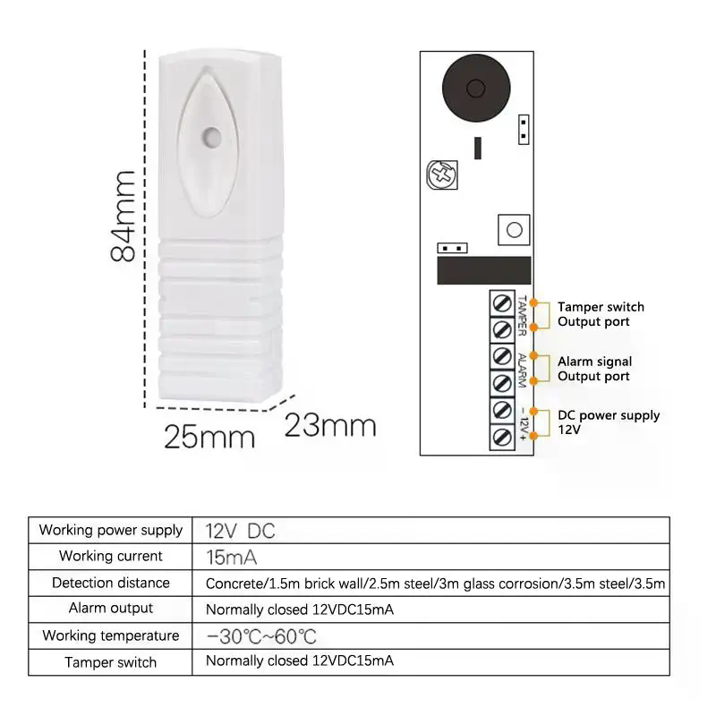 Przewodowy fotoelektryczny czu – Home Security With Alarm recenzja i cena